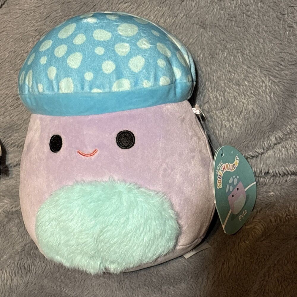 Squishmallows Pyle Mushroom Stuffed Animal Plush Toy Kellytoy 2023 Squishmallow